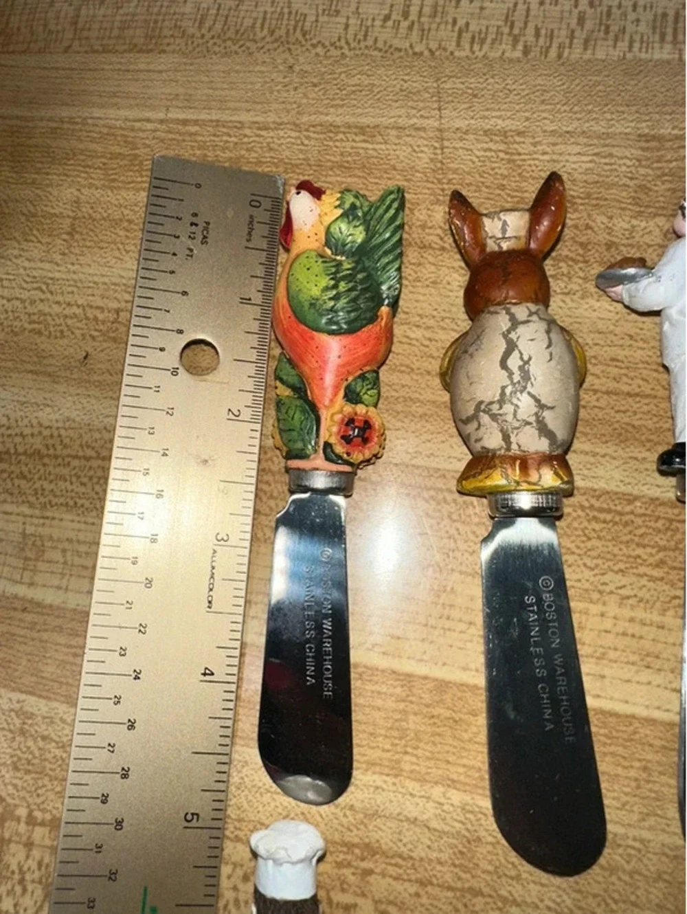 Vintage Collection 9 Novelty Cheese Spreader Knives